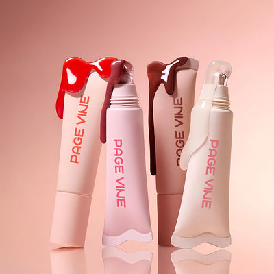 4-Color Brightening Lip Balm – Moisturizing, Exfoliating, Long-Lasting