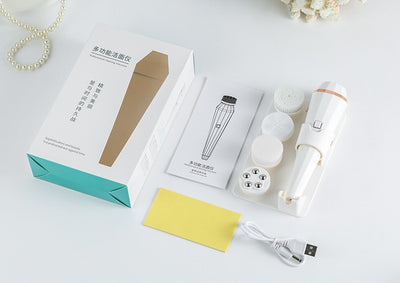 Rechargeable 4 In 1 Facial Cleansing Brush