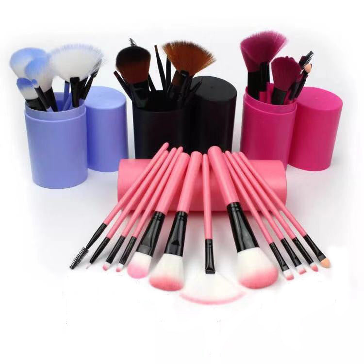 12pcs Makeup Brush Eyelash Highlighter