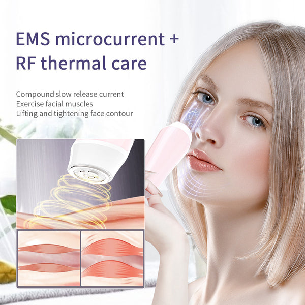 RF Lifting Facial Mesotherapy Beauty Instrument – Skin Tightening, Collagen Activation, Radio Frequency Rejuvenation