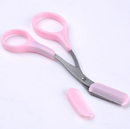 2-in-1 Eyebrow Scissors with Comb