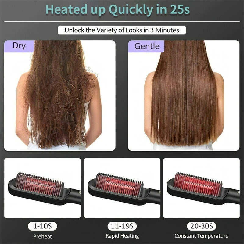 2 in 1 Straightener And Curling Iron