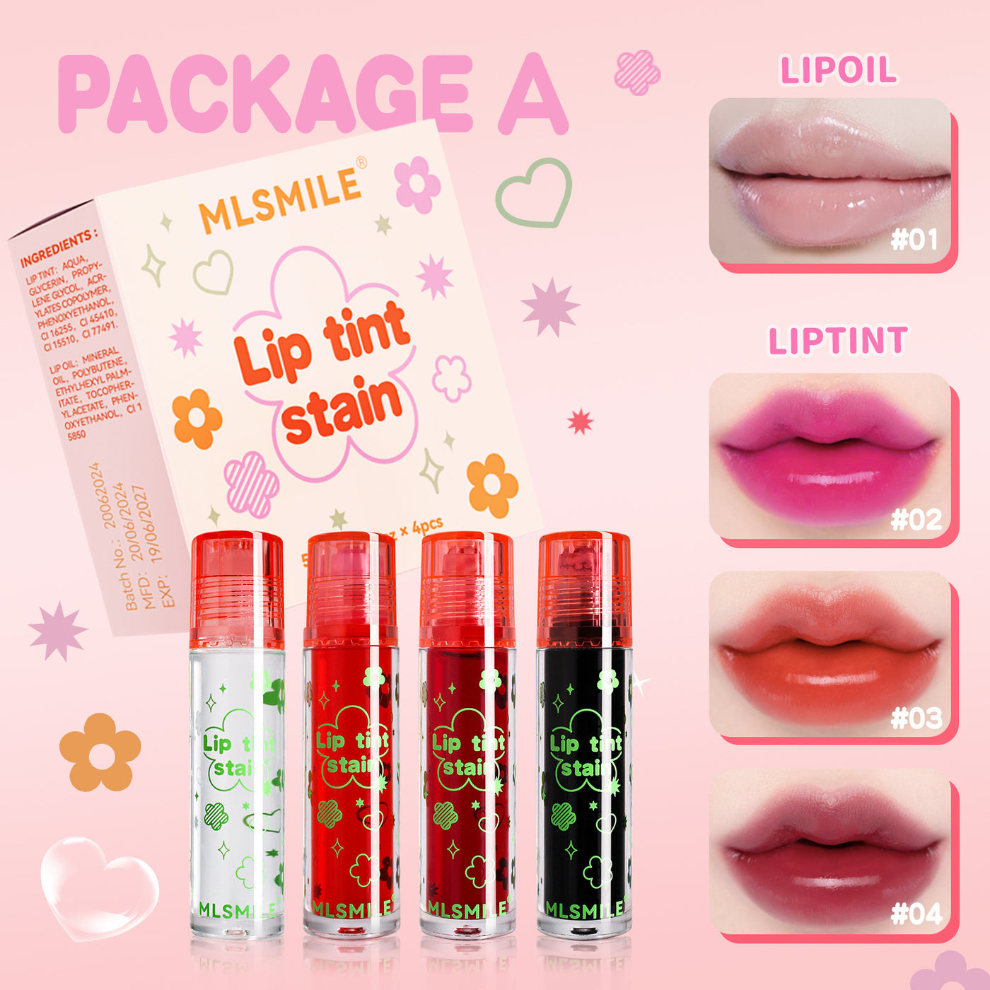 Waterproof & Color-Changing Lip Gloss Lip Stain