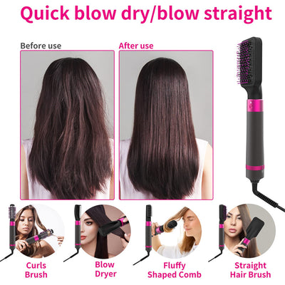 Professional 5-in-1 Hair Dryer Brush Kit