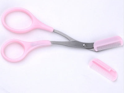 2-in-1 Eyebrow Scissors with Comb
