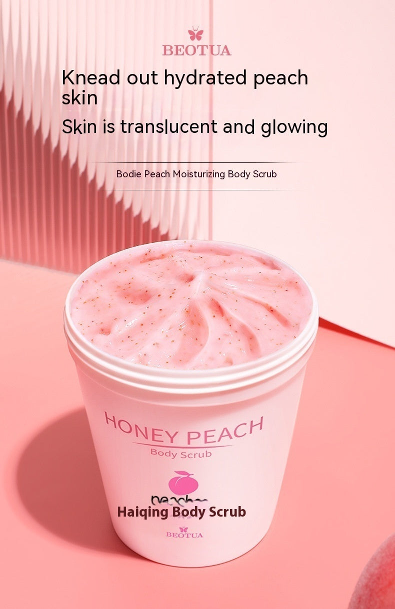 Peach Moisturizing Body Scrub Cream