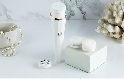 Rechargeable 4 In 1 Facial Cleansing Brush