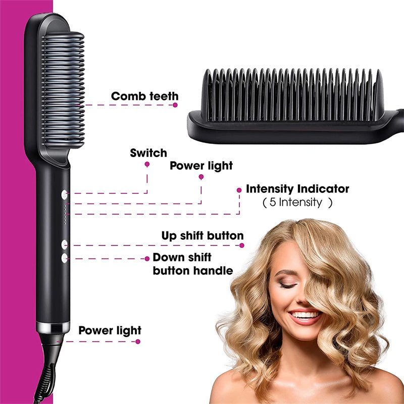 2 in 1 Straightener And Curling Iron