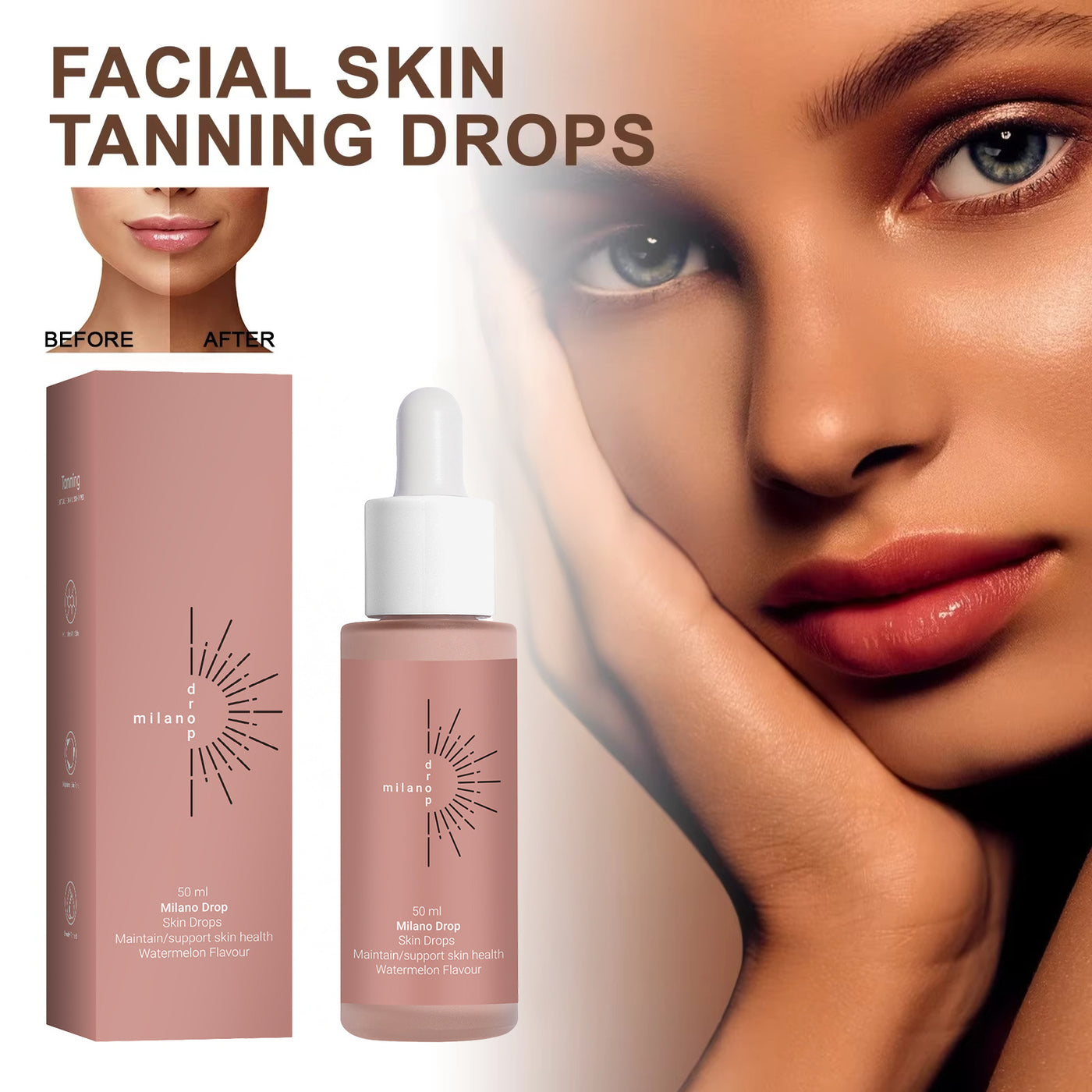 Tanning Face Serum & Body Self-Tanning Drops