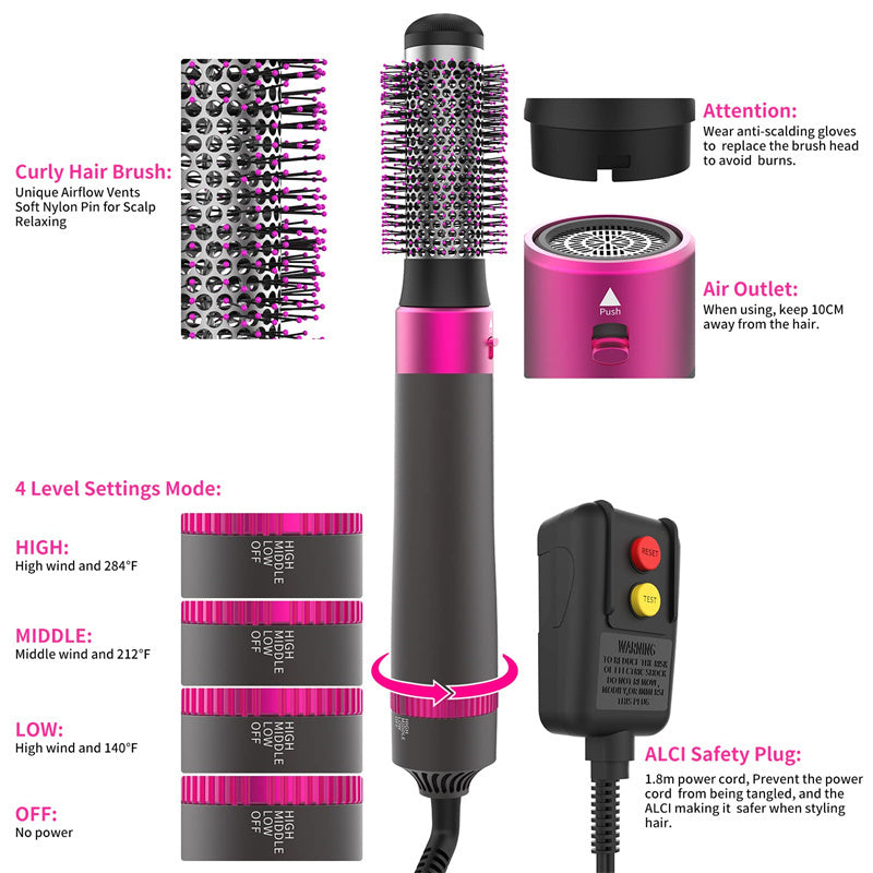Professional 5-in-1 Hair Dryer Brush Kit