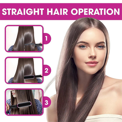 2 in 1 Straightener And Curling Iron