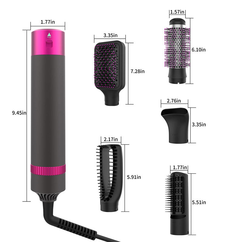 Professional 5-in-1 Hair Dryer Brush Kit