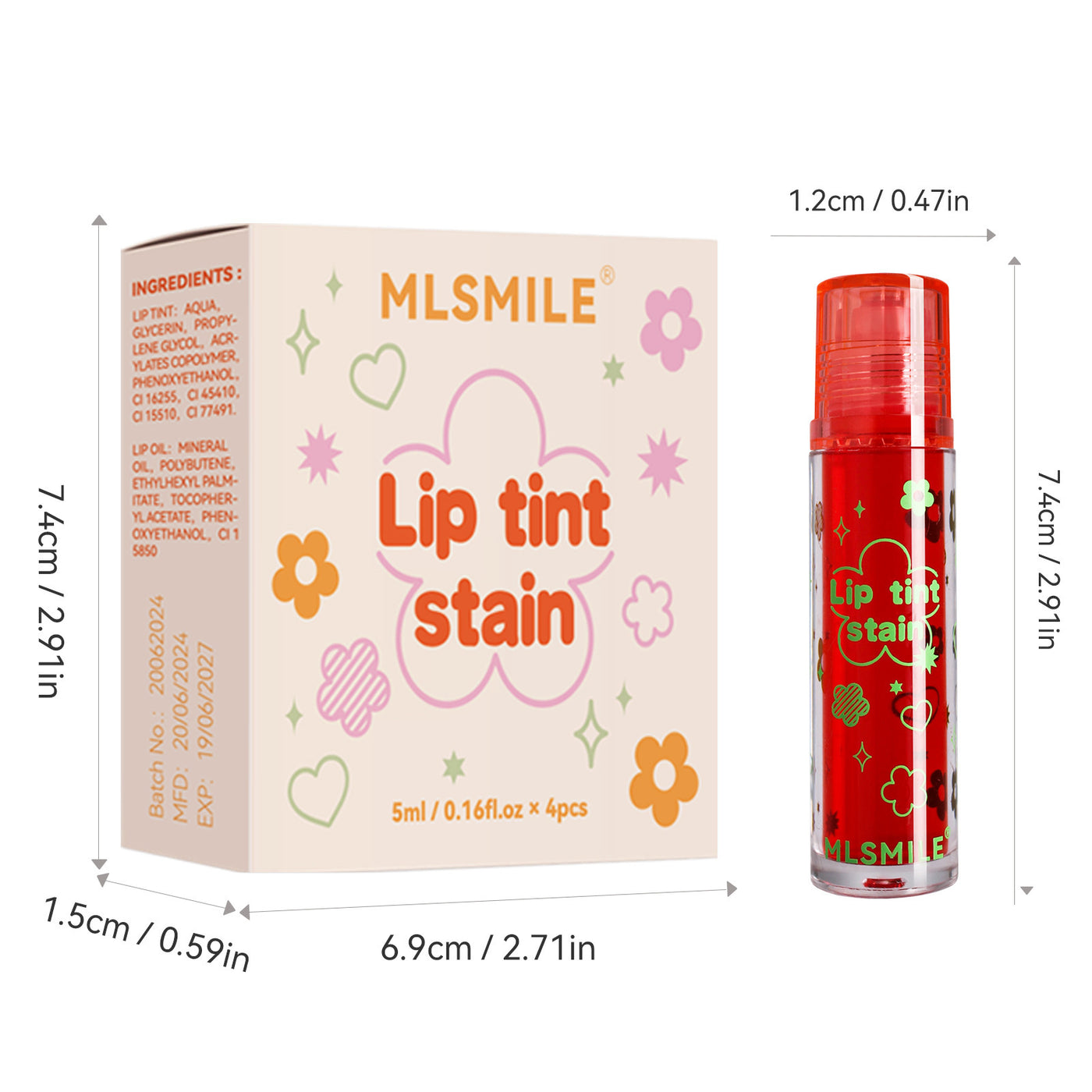 Waterproof & Color-Changing Lip Gloss Lip Stain