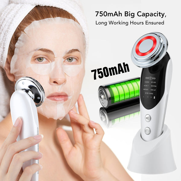 7-in-1 Microcurrent Beauty Device – Deep Skin Purifying & Lifting Therapy