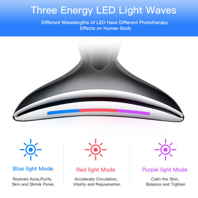 7-in-1 LED EMS Face & Neck Massager