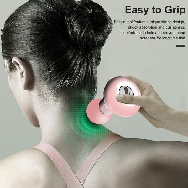 Mini Pocket Electric Fascia Massage Gun – Deep Muscle Relief for Back, Neck & Body Pain