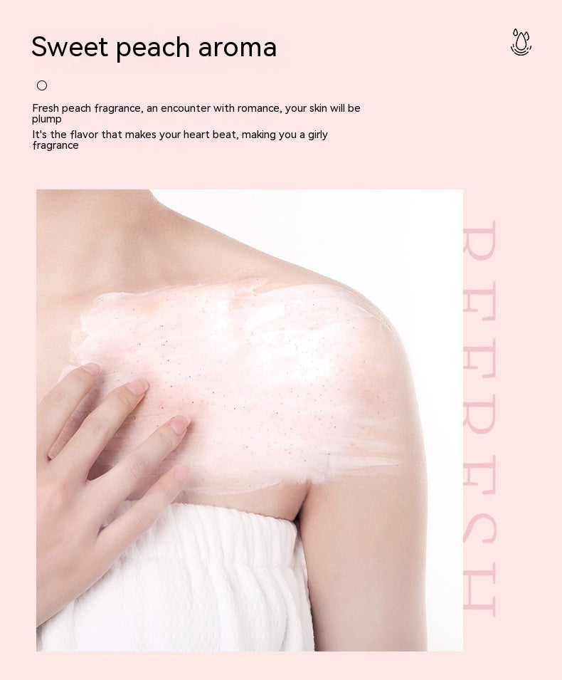 Peach Moisturizing Body Scrub Cream