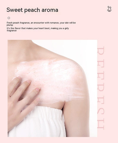 Peach Moisturizing Body Scrub Cream